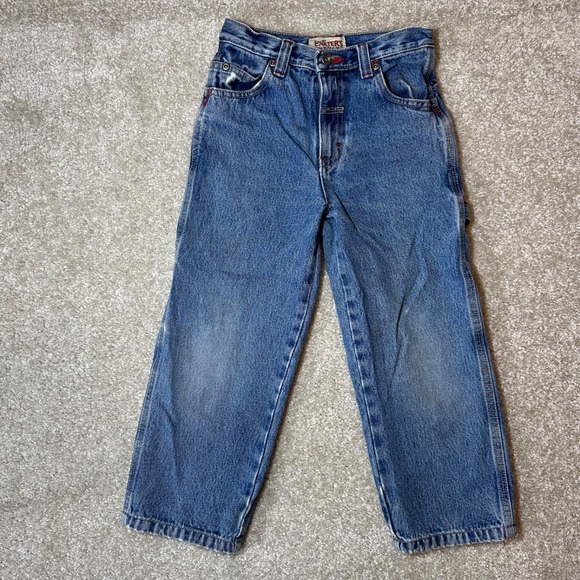 Carter's Other - Vtg Carters jeans boys size 5 denim medium wash straight elastic waist‎